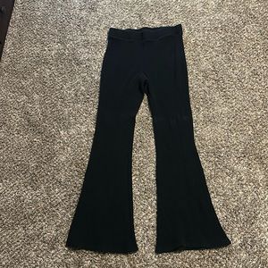 Aerie Long Waffle Knit Flares